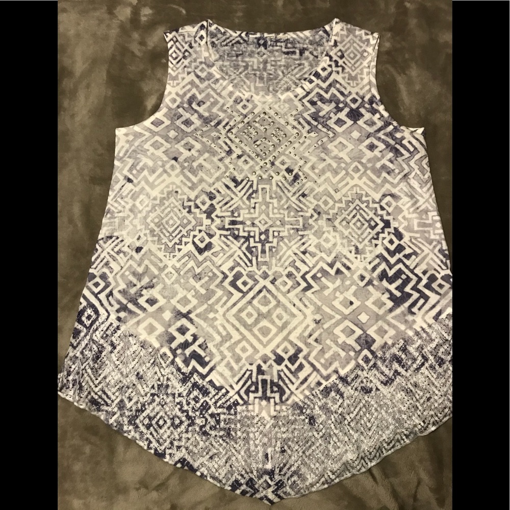 Lovely Summer Shirt with Stylish Metal Design